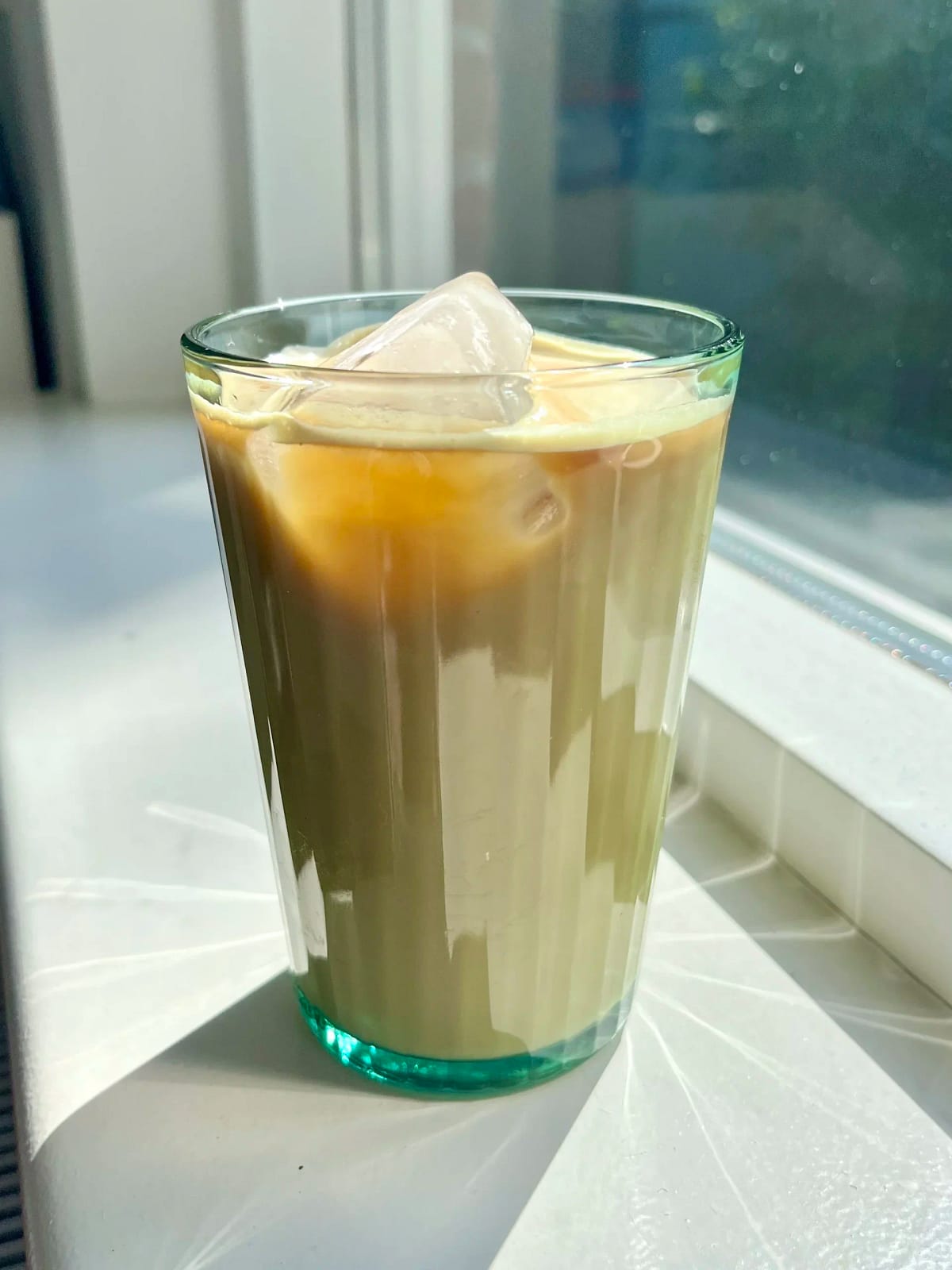 gezonde ijskoffie latte maken